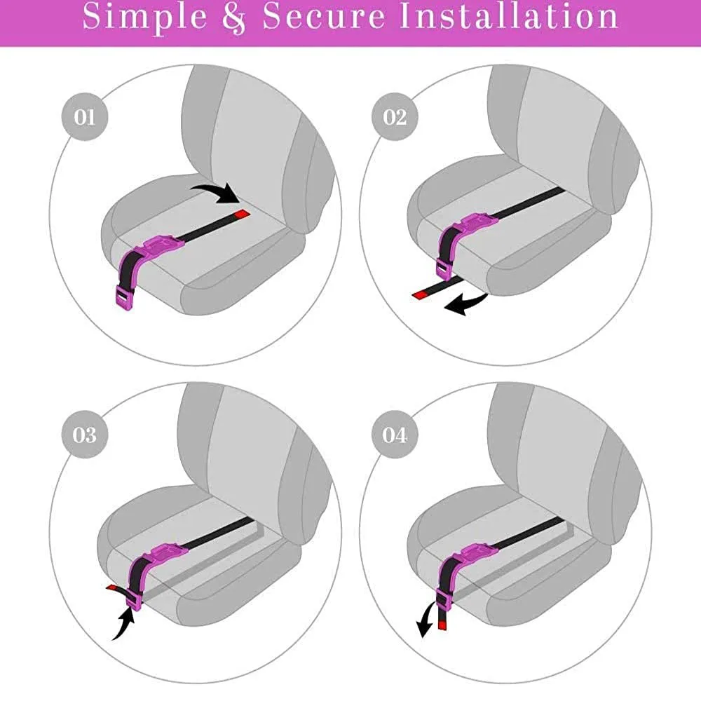 임신 범프 스트랩 편안한 시트 커버, 조절 가능한 시트 벨트 익스텐더, 임산부 운전 보호대, 태아 보호대