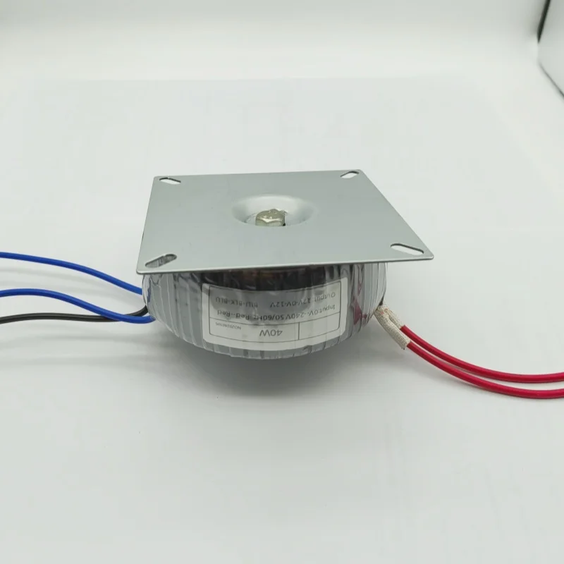 Custom 40W input 110V 220V 230V to 12V-0-12V 18V-0-18V 24V 36V 45V 55V 65V toroidal transformer for Audio Amplifier