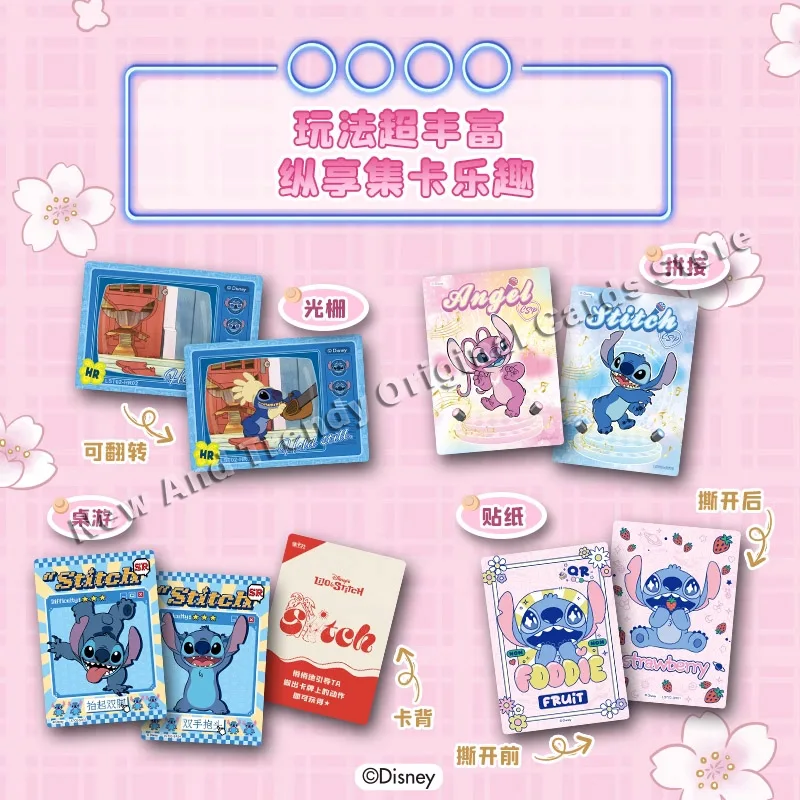 Carte originale. Disney-Carte de collection limitée CAN o et Stitch, The Mutants repll, TCG Blind Box, Fun Toys, Holiday Gift, Summer