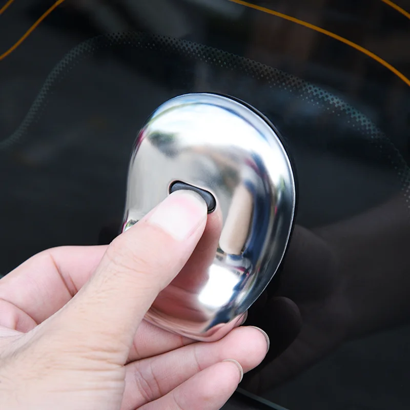 For Smart 453 Modified Fortwo Exterior Accessories Car Rear Trunk Tailgate Windshield Door Handle Button Decoration Patch Cover