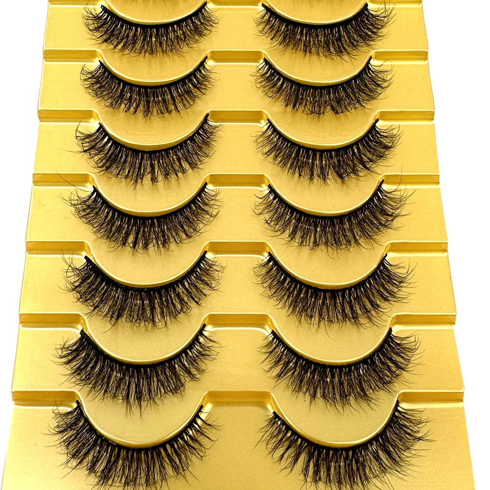 38 Stile 10 Paar Natürliche Lange 3D Nerz Falsche Wimpern Make-up-Set Nerz-Wimpernverlängerung Kurze Wimpern – Detail 21