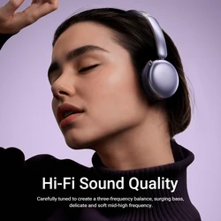 ACEFAST H8 Active Noise Cancelling Wireless Bluetooth 5.4 Headphones 30dB Hybrid Noise Reduction HiFi Stereo ANC Music Headsets