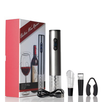 Electric Bottle Opener Set Charging Wine Corkscrew Four-Piece Set Bottle Opener Suit Amazon