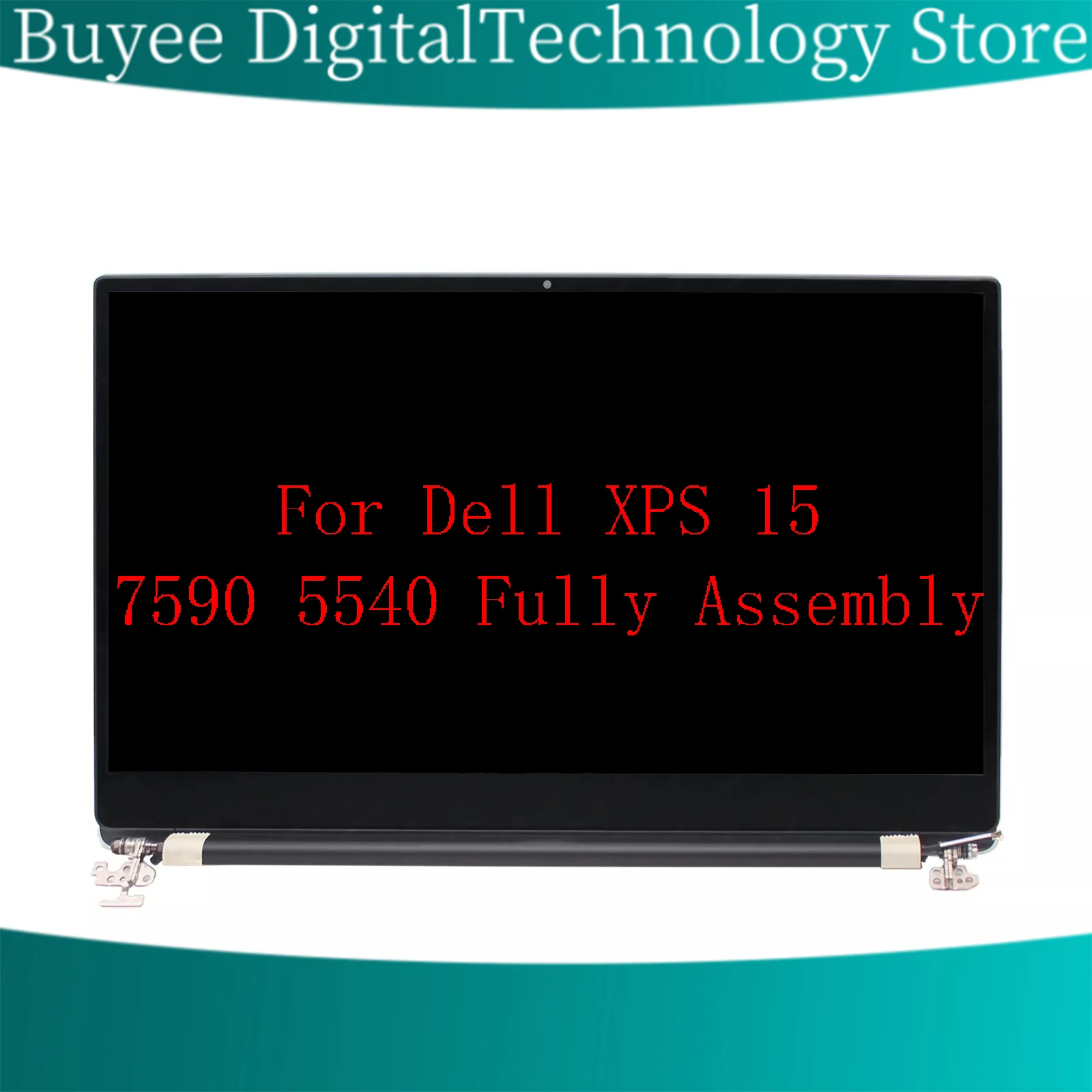 

15,6 дюйма для Dell XPS 15 7590 Precision 5540, полный сенсорный ЖК-экран для ноутбука, полная замена в сборе, серебристый с петлями
