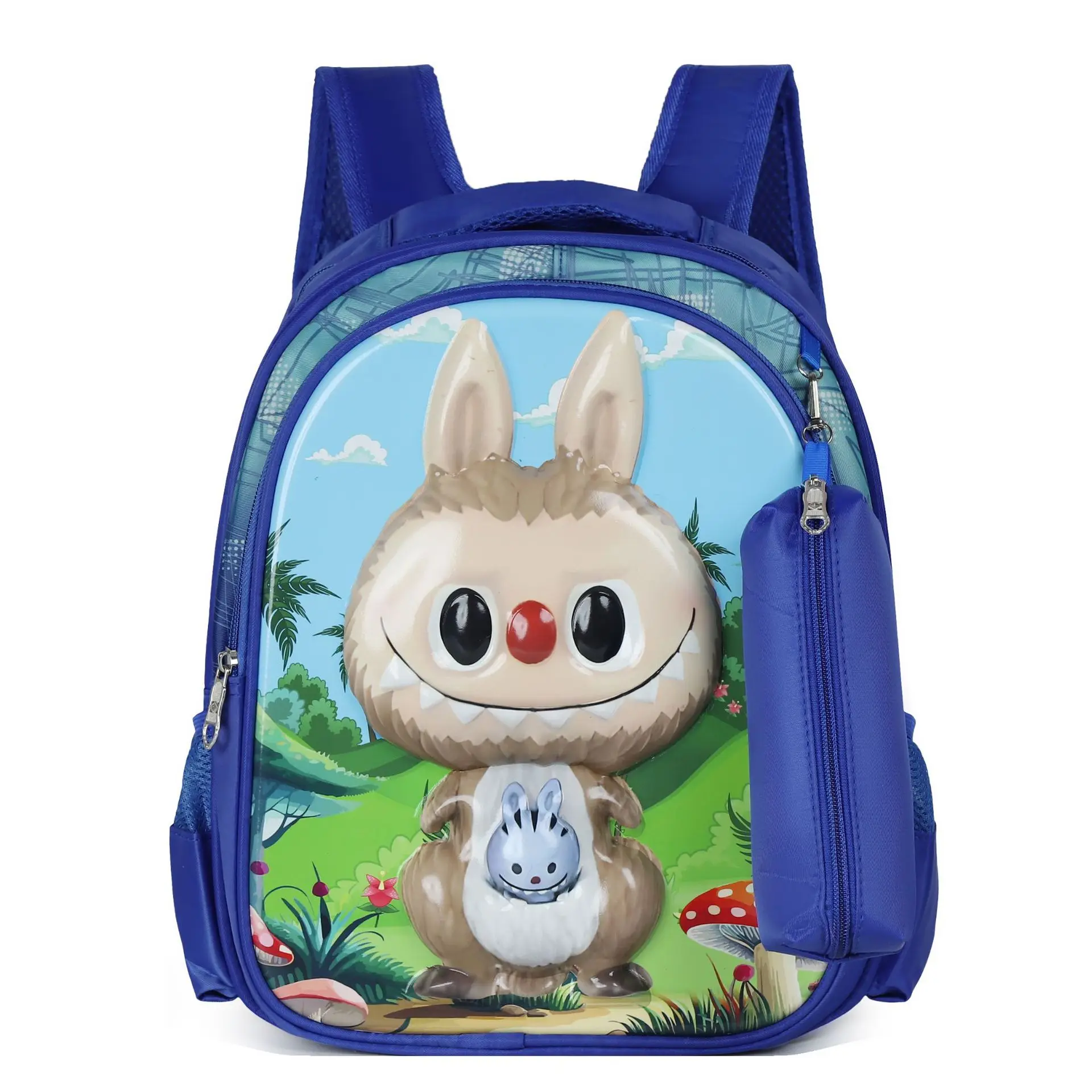 

labubu girl 3-6 Kindergarten Hard Shell Schoolbag boy Capacity Cartoon Schoolbag 14-inch LABUBU Backpack Children's Schoolbag