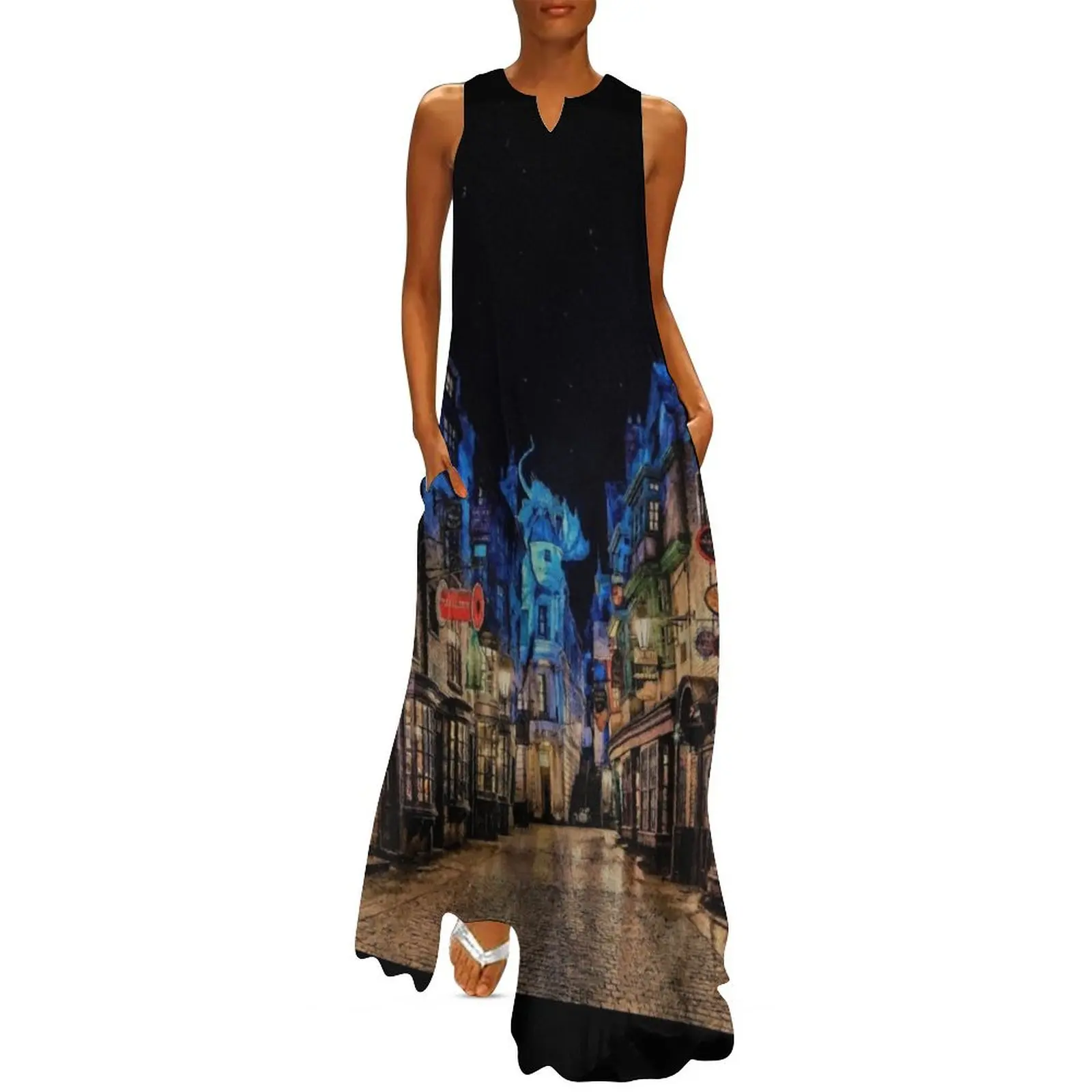 

Alley Long Dress ladies dresses for women 2025 loose summer dress sexy dress for women women summer 2025