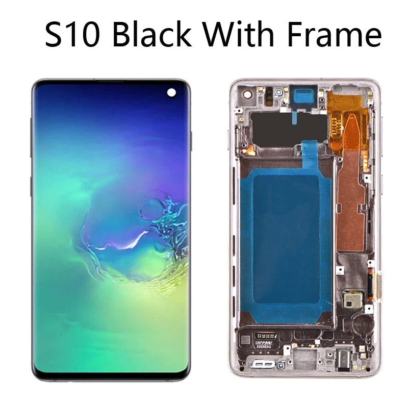 6.1'' For Samsung Galaxy S10 S10 Plus LCD Touch Screen Digitizer Assembly Replacement 3040*1080 Resolution