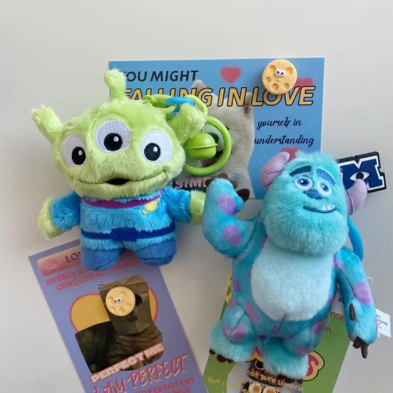 

Disney Alien James P. Sullivan Cartoon Pp Cotton Filling Plush Toy External Magnet Refrigerator Magnet Keychain Birthday Gift
