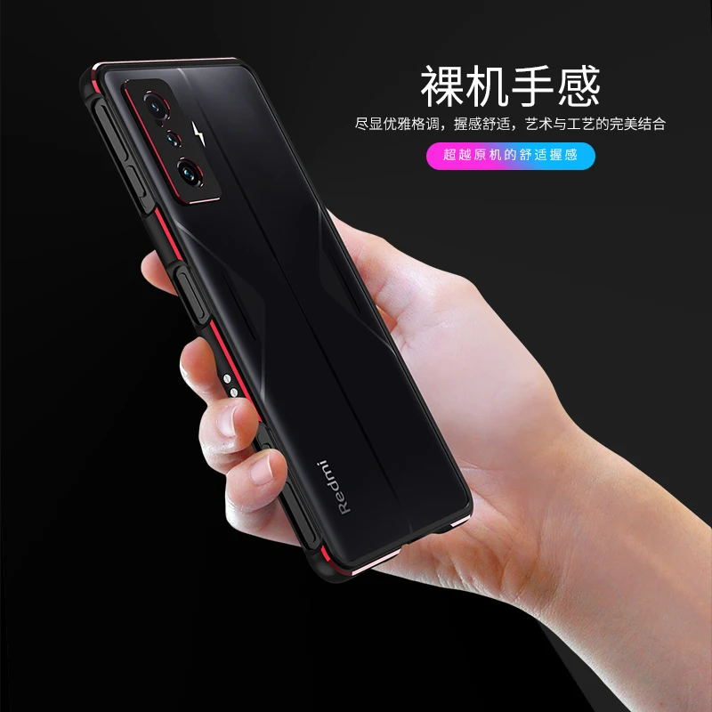 Dropshipping Aluminum Bumper Case For Xiaomi Redmi K50 Gaming Edition Frame Redmi K50 eSports Edition Metal Lens Protective Film