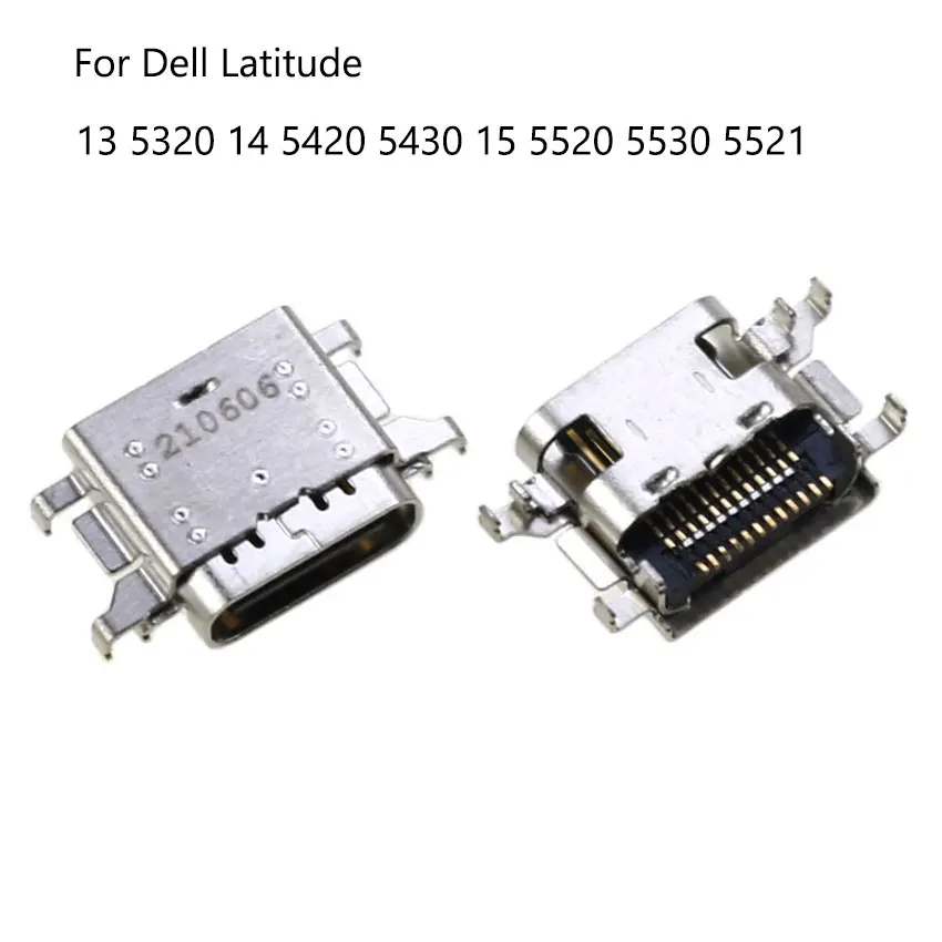 YuXi 1 Piece For DELL Latitude 7310 7410 7370 P67G 5258 5290 7390 5320 5420 7490 7590 USB Type C Charging Port Connector Socket