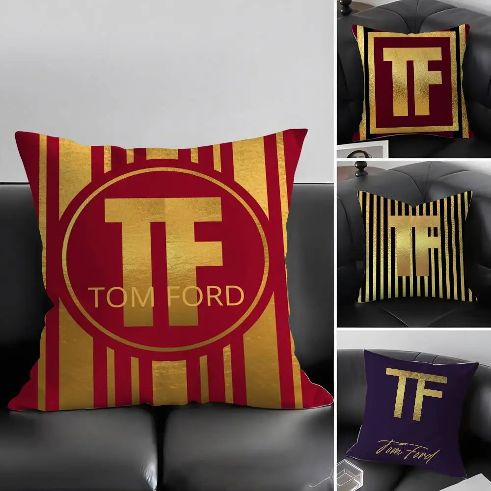 

Luxury T-TomS F-Ford Pillow Case Short Plush Double-sided Printing Home Machine Washable in Winter Cushion Cover
