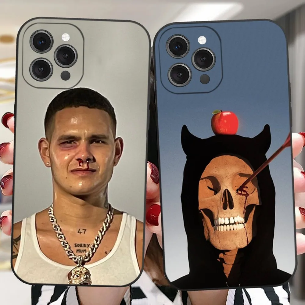 

Rapper S-Slowthai Phone Case For iPhone 16,15,14,13,12,11 Plus,Pro,Max,XR,XS,X,7,8 Plus,SE,Mini Silicone Soft