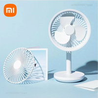 Xiaomi Mini Fan Small Mute Desktop Vertical Fans Multi Level Adjustment Household Intelligent Strong Winds Portable Rechargeable