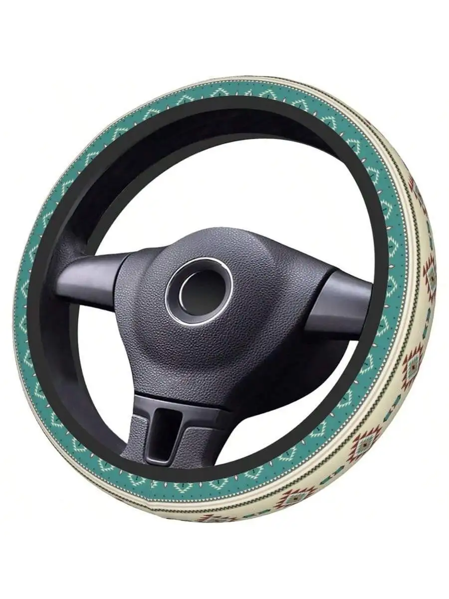 Western Style Steering Wheel Cover Universal 15 Inch Car SUV Sedan Truck Accessory view 4
