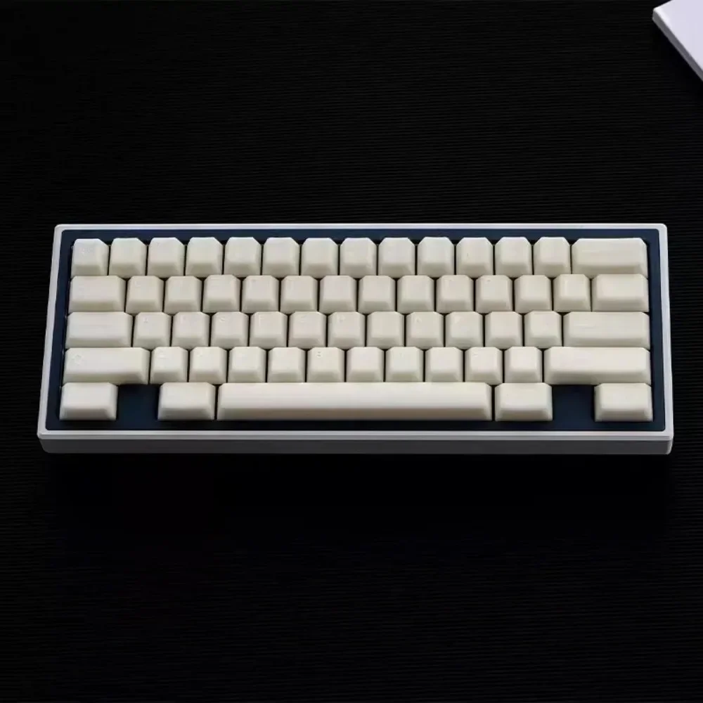 AIFEI 121 Keys Keycap Original PBT Double Color Injection Moulding Blue White Jade Jade Semi-translucent for Customized Keyboard