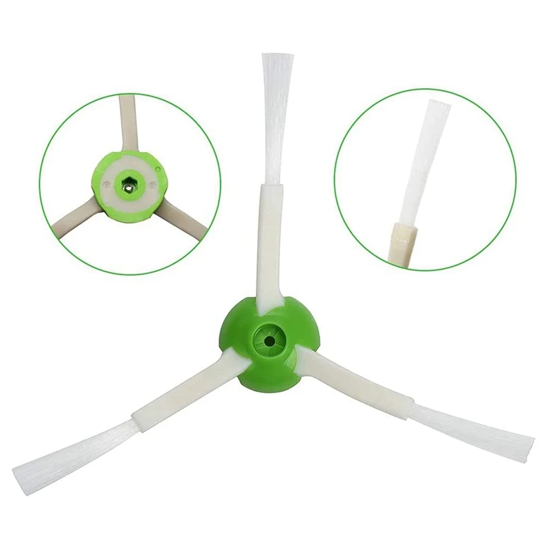 10 confezioni di sacchetti per aspirapolvere per IRobot Roomba I7 I7 e 1 set di spazzole a rullo, spazzole laterali, filtri