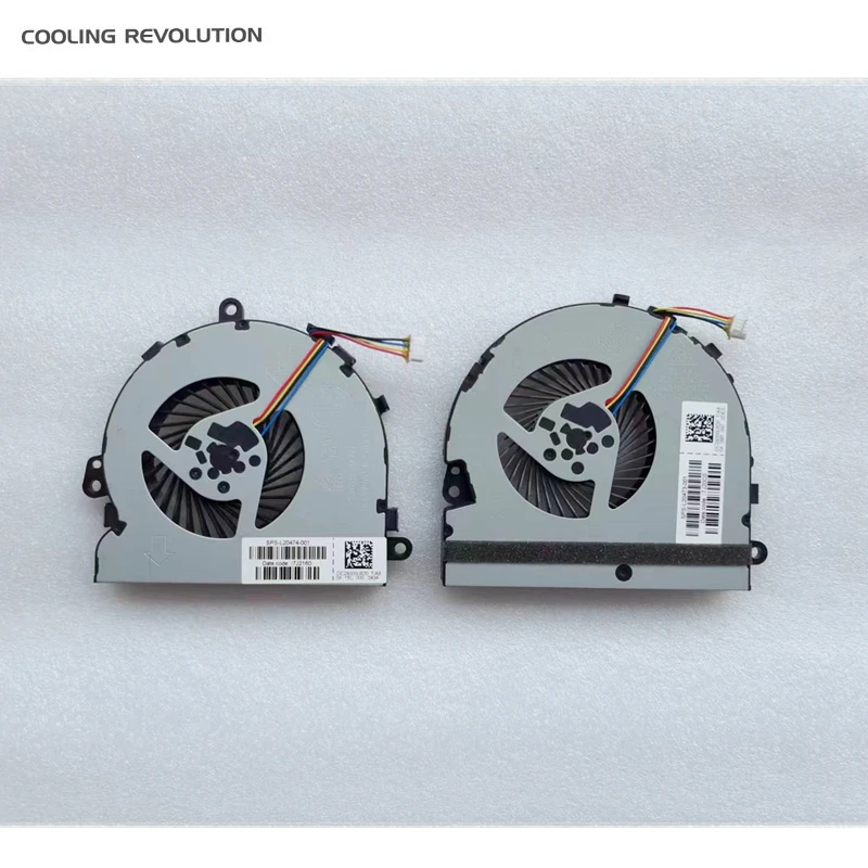 New Original Laptop CPU Cooling Fan For HP 250 255 256/G7 15-DA 15-DB 15-DR 15-DX TPN-C136 L20474-001 L20473-001