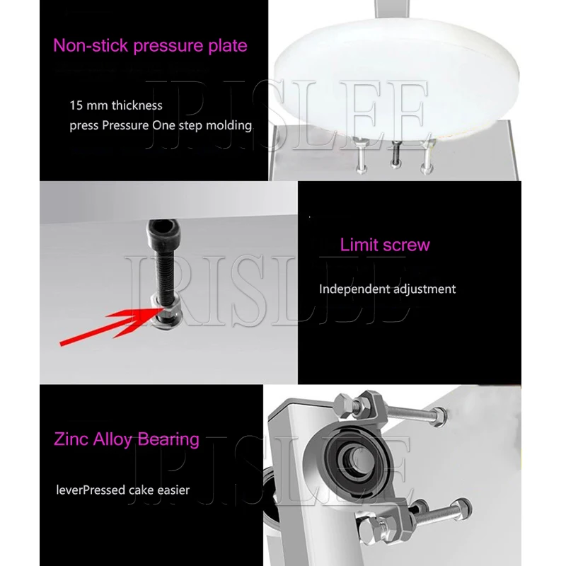 Manual Dough Press Machine Dough Roller Sheeter Pizza Press Machine Roast Duck Cake Machine