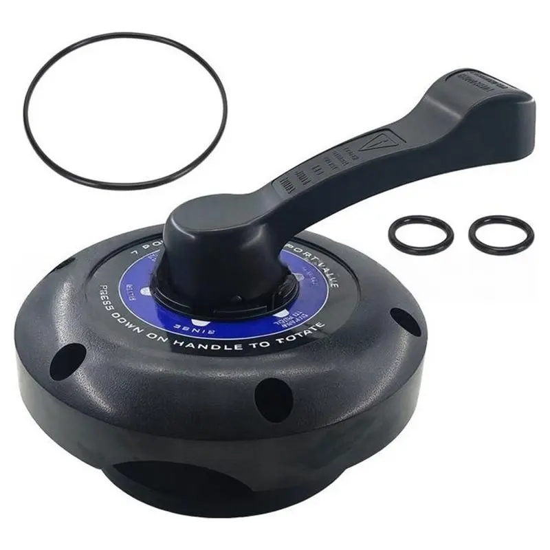 SOFT-For Swimming Pool Filter Valve Replacement 600-9600B Multiport Valve Top With Gasket WVS003 600-9600