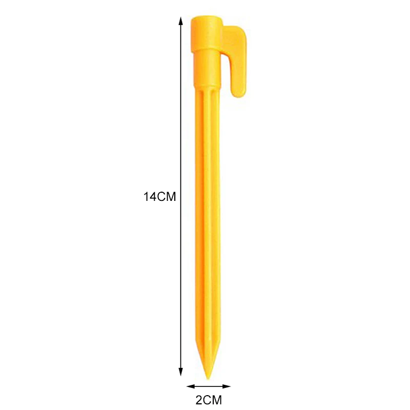 4 pçs tenda pegs prego ao ar livre viagem praia esteira estacas fixas estacas de acampamento toldo tenda abrigos à prova vento praia esteira tenda acessórios