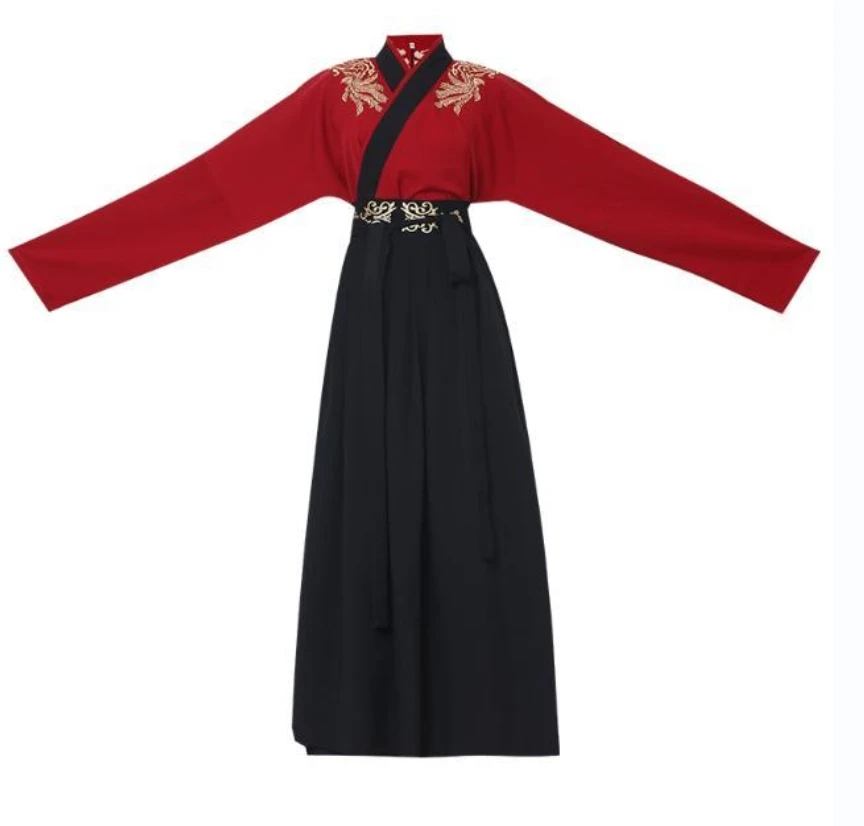 Pmwrun Original Hanfu Male Chinese Style Country Chic Playboy Wuxia Swordsman Student Class Dress