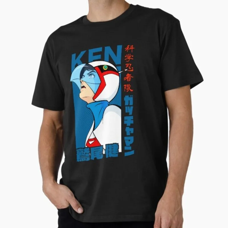 

370b Eagle Battle of the Planets Anime Gift t shirt Gatchaman graphic tee Y2K Clothes Cartoon printed Large size Tops S-6XL