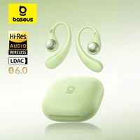 Baseus Eli Sport 2 Auriculares inalámbricos de oído abierto Auriculares Bluetooth 6,0 OWS Auriculares de alta resolución con LDAC OWS Auriculares deportivos con gancho para la oreja