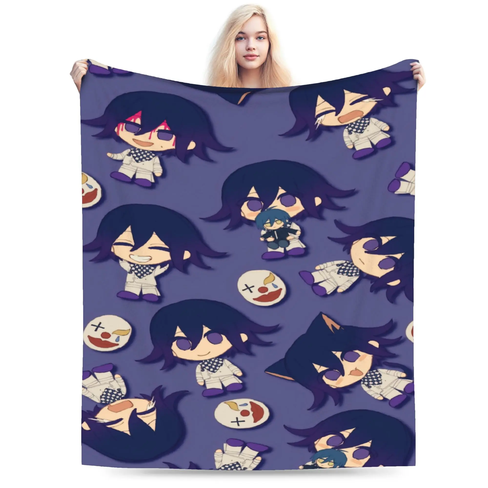 Danganronpa Blankets Quality Warm Soft Nagito Komaeda The Ultimate Throw Blanket Winter Children Home Decor Novelty Bedspread