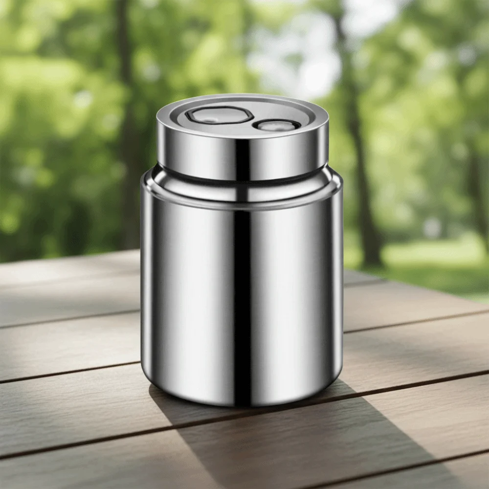 

800/1000/1500/2000ML Stainless Steel Tea Jar Moisture-Proof Sealed Design Seal Teas Canister Food Grade Fresh-Keeping Jar