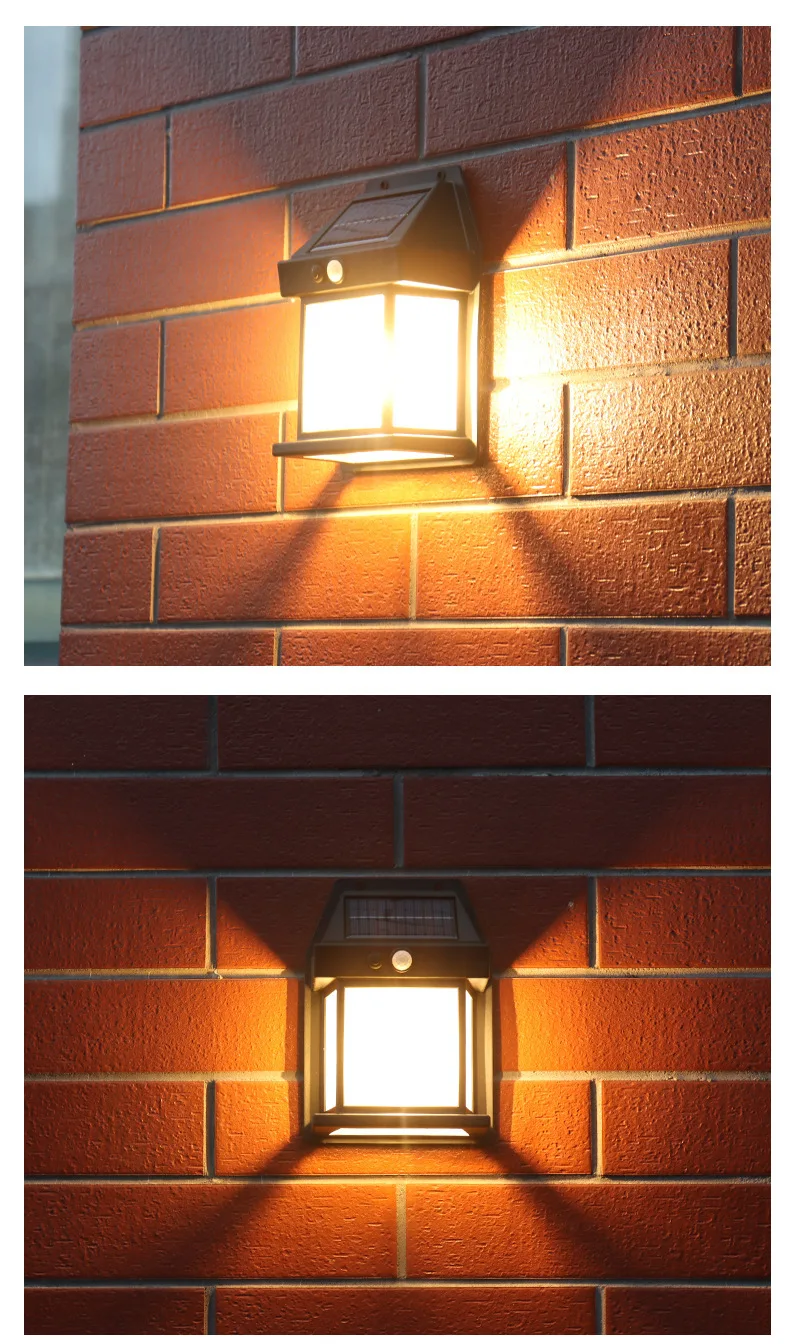 Powerful Outdoor Tungsten Lamp Garden Solar Powered Streetlight Outdoor Lights Waterproof Light Led Lighting External Decoration