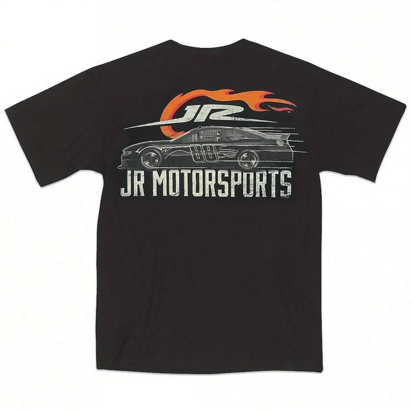 Dale Earnhardt Jr 88 JR Motorsport Kurzarm Schwarzes Hemd 3x großes Herren Grafik-T-Shirt Lässiges Kurzarm-T-Shirt Mann
