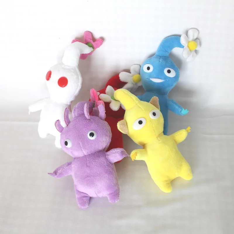 15Cm Pikmin Plushie Pop Game Olimar Bloem Bladeren Bud Chappy Bulborb Zachte Knuffel Rood Geel Gift Voor Kids fans Verjaardag