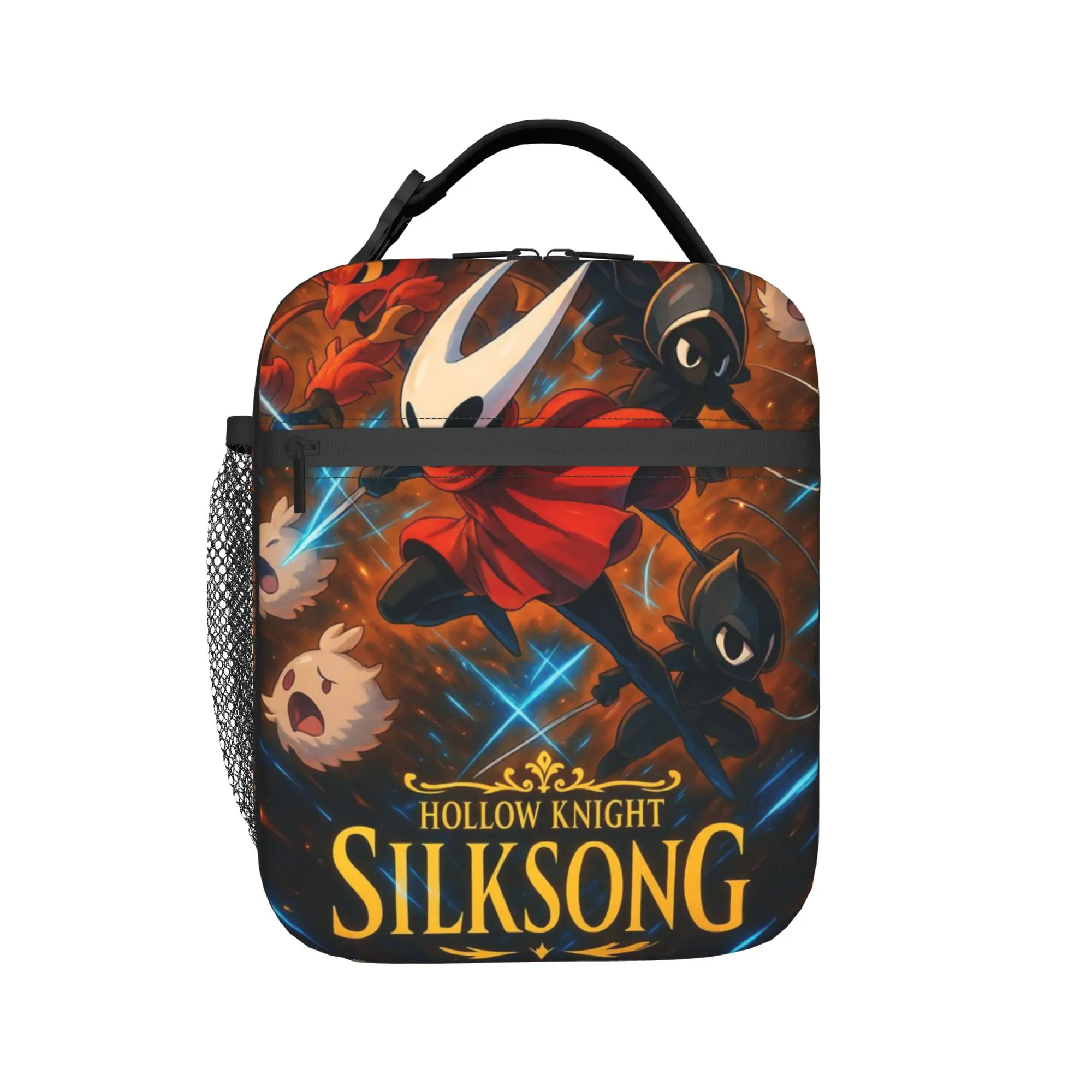 

Hollow Knight Silksong Merch Insulated Lunch Bag For Work Food Storage Bag Leakproof Cooler Thermal Bento Box