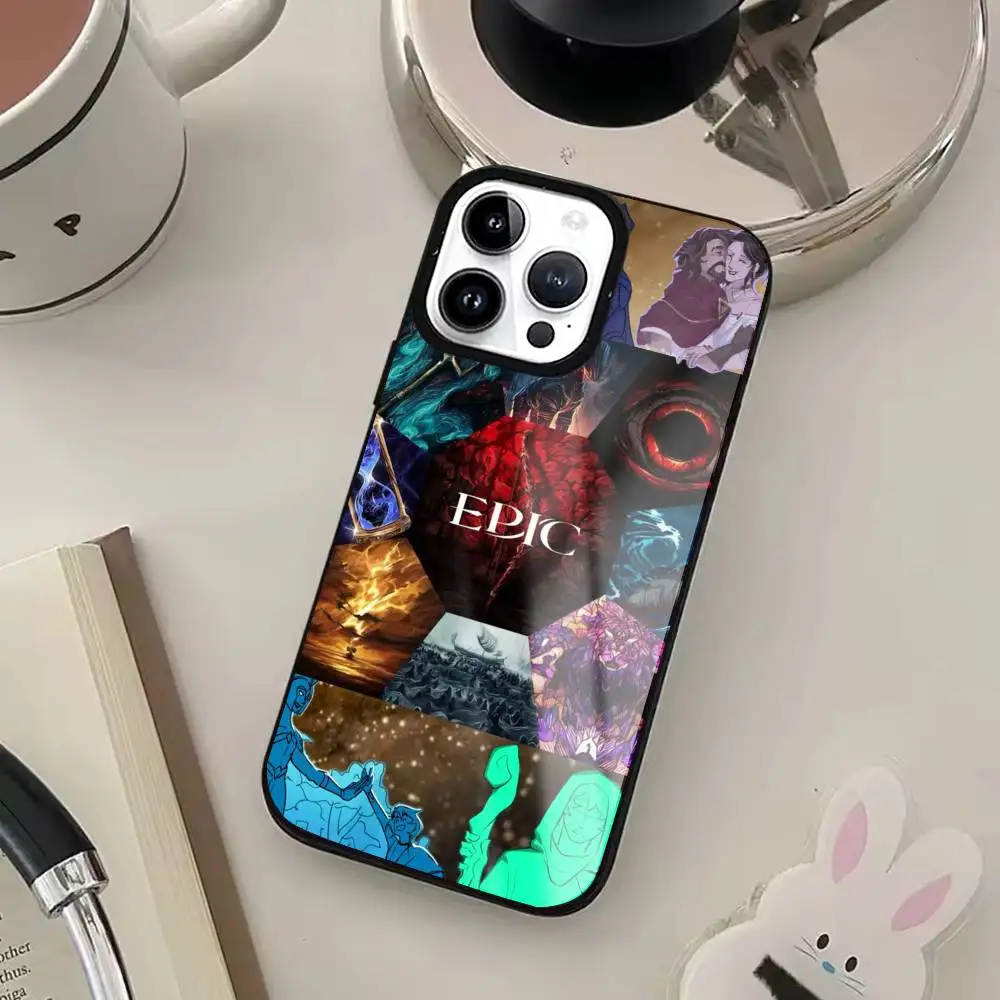 E-Epic The Musical Music Phone Case para iPhone17,16,15,14,13,12,11 Plus,Pro Max para carregamento sem fio Magsafe