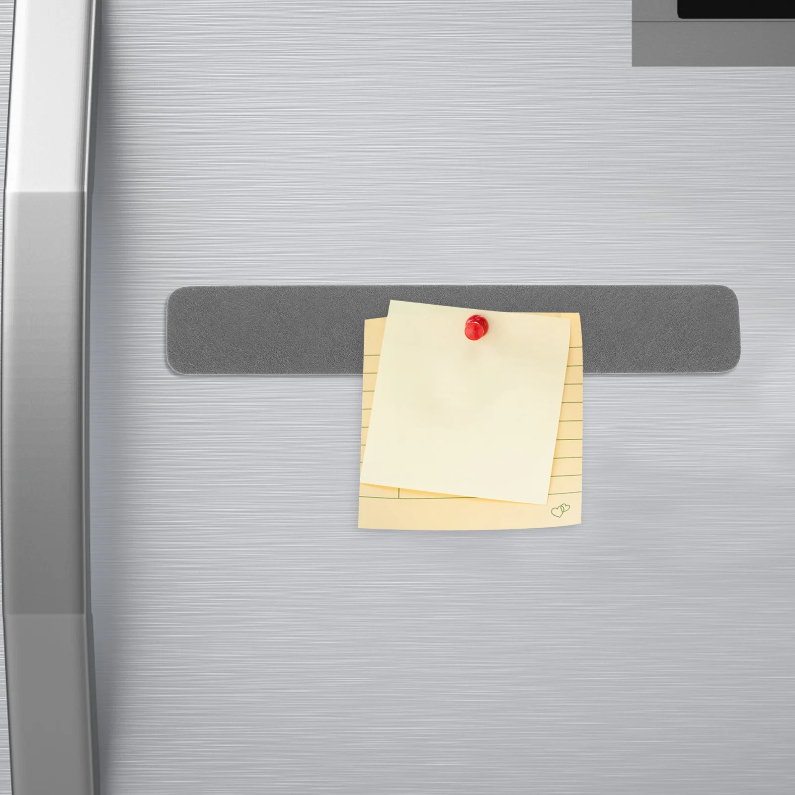 

1Set Felt Pin Board Strip Reusable Wall Mounted Bulletin Bar for Schedules Announcements Office Organization Pin Boards