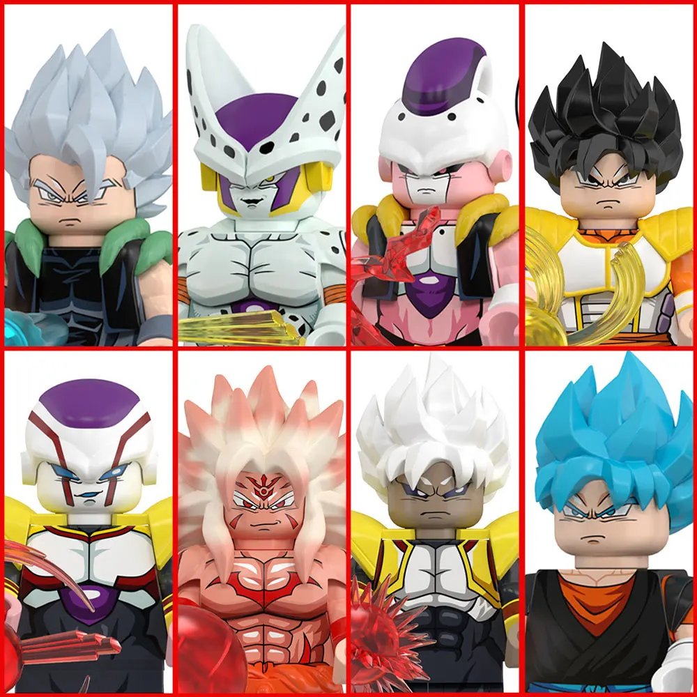 Immagine 6: Blocchi da Costruzione Goku Vegeta Torankusu Broli, Miniature e Accessori, Regali di Halloween e Natale per Bambini