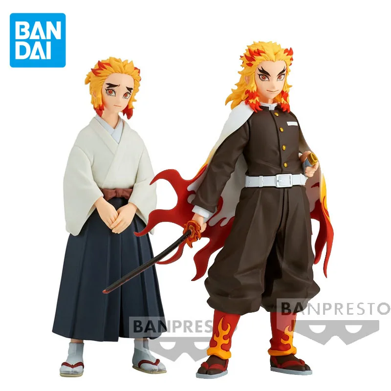 BANDAI Original Demon Slayer Anime Figure Rengoku Kyoujurou Senjuro vol 43 Action Figure Toys For Boys Girls Kids Gift Model