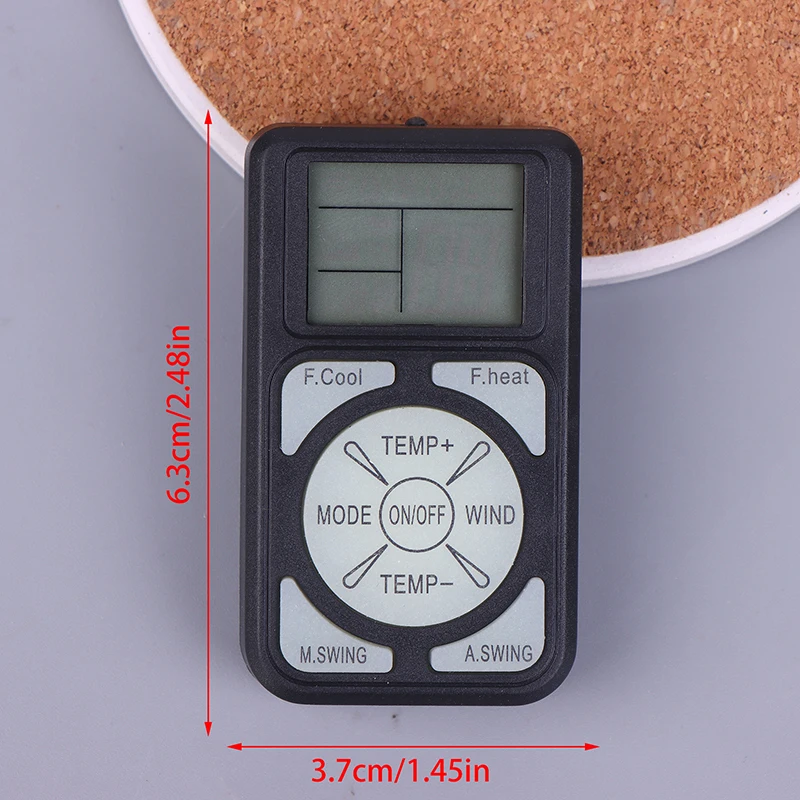 جهاز تحكم عن بعد صغير محمول عالمي A/C Q58 متوافق مع جميع العلامات التجارية ونماذج مكيف الهواء الكبرى