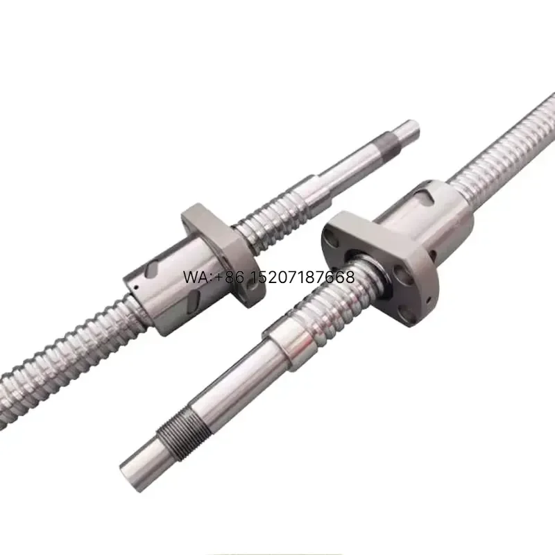 Wmwmnu for SFU2510 Cold Rolled Ground Ball Screw Nut Bearing 1000mm 10mm Pitch C5 C7 Precision Stainless Steel CNC Milling