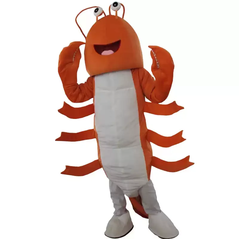 

Lobster Base Shrimp Shark Dolphin Octopus Mascot Costume Mascotte Small Head Big Body Adult Full Set Adult Christmas Outfits