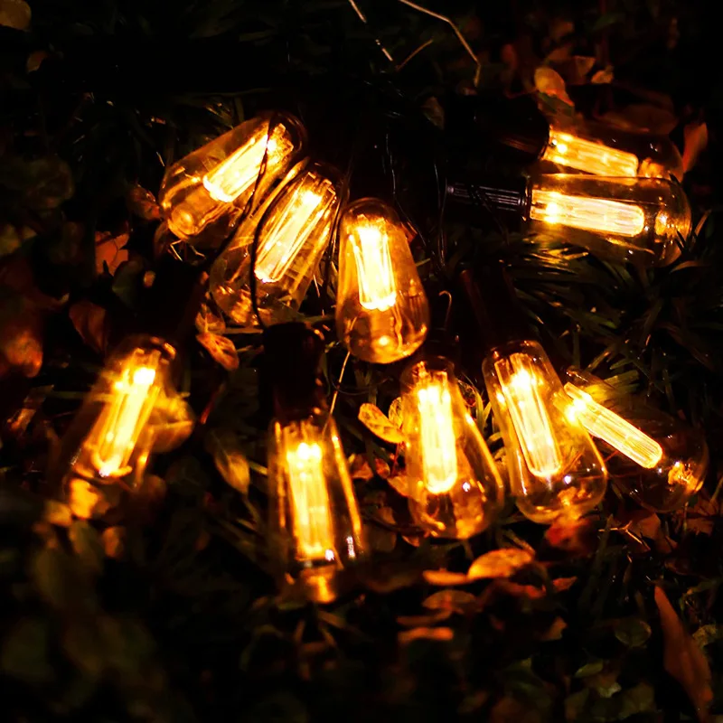 10-30 LED Solar String Light S14 Outdoor LED Garland Light Shatterproof Garden Patio Wedding Backyard Decoration IP65 Solar Lamp