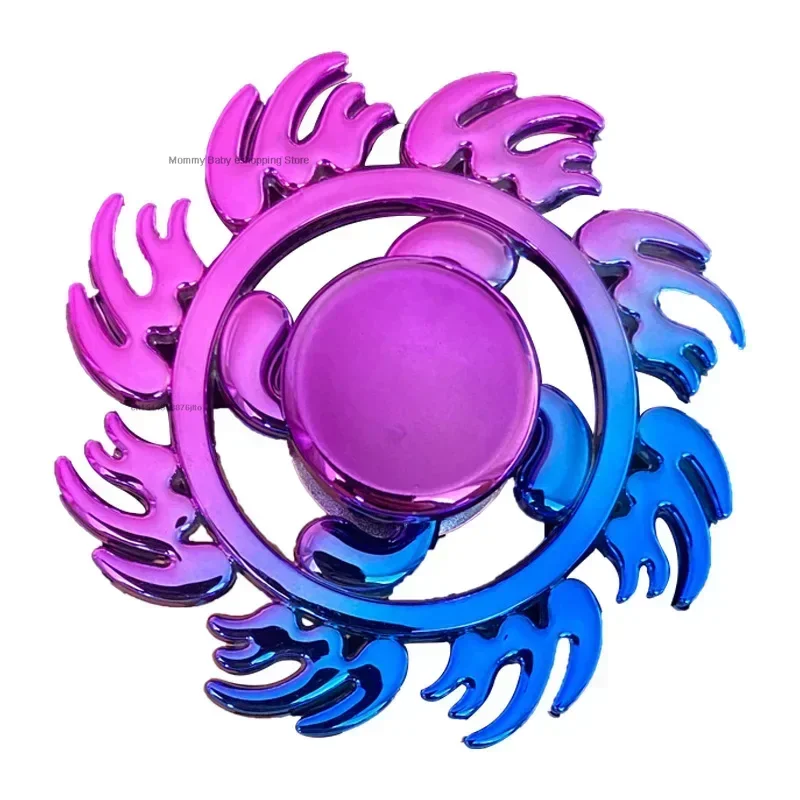 Novo colorido fidget spinner anti-ansiedade brinquedos spinners alivia o estresse giroscópio da ponta do dedo para reduzir a descompressão das crianças adultas