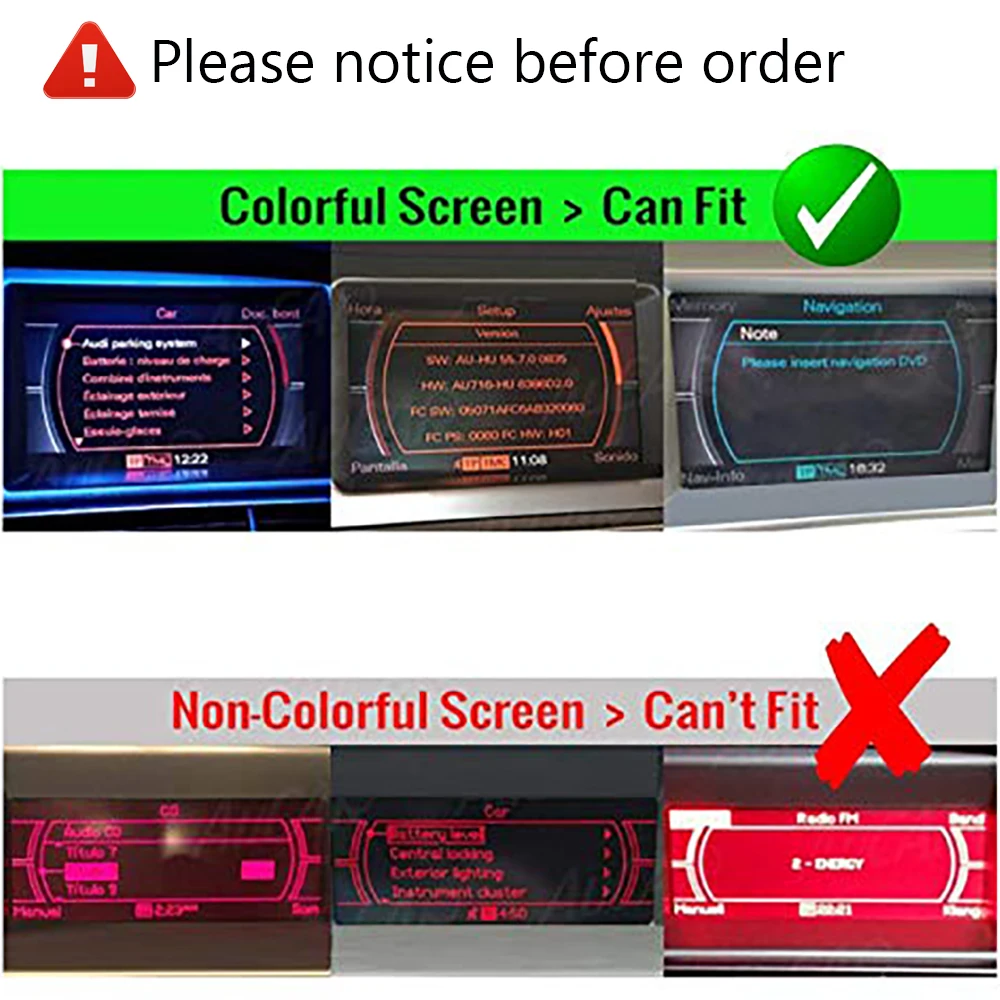 BONROAD Linux Touch Screen Wireless Carplay Car Radio Android Auto For Audi Q7 4L 2005-2015 GPS Navigation Multimedia Player