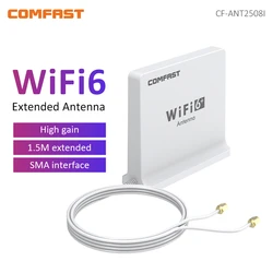 360° High Gain Extended 4dBi dual band Antenna 1.5M Extension base SMA Connector for 802.11AX Wifi 6 Router and Network Card