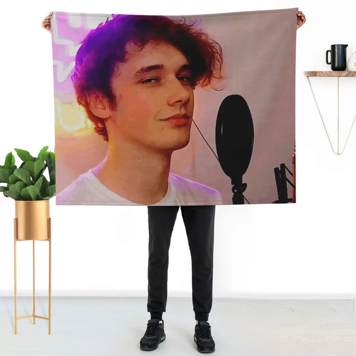 Wilbur Lovejoy Throw Blanket Durable Warm Blanket for Daily Home Use