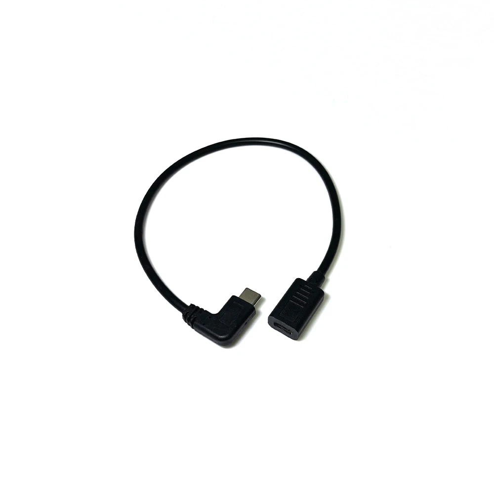 90 Degree Right Angle USB C Male To Female Extension for Dell XPS,Surface Go,PSVR2/USB C Hub