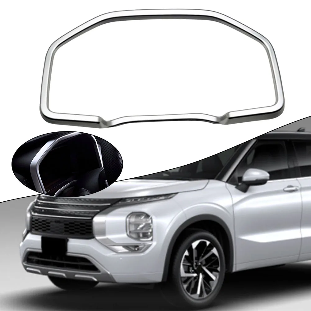 Chrome ABS Dashboard Instrument Panel Cover Trim For For Outlander 2022 2023 Right Hand Drive Car Interior Decoration Accessorie