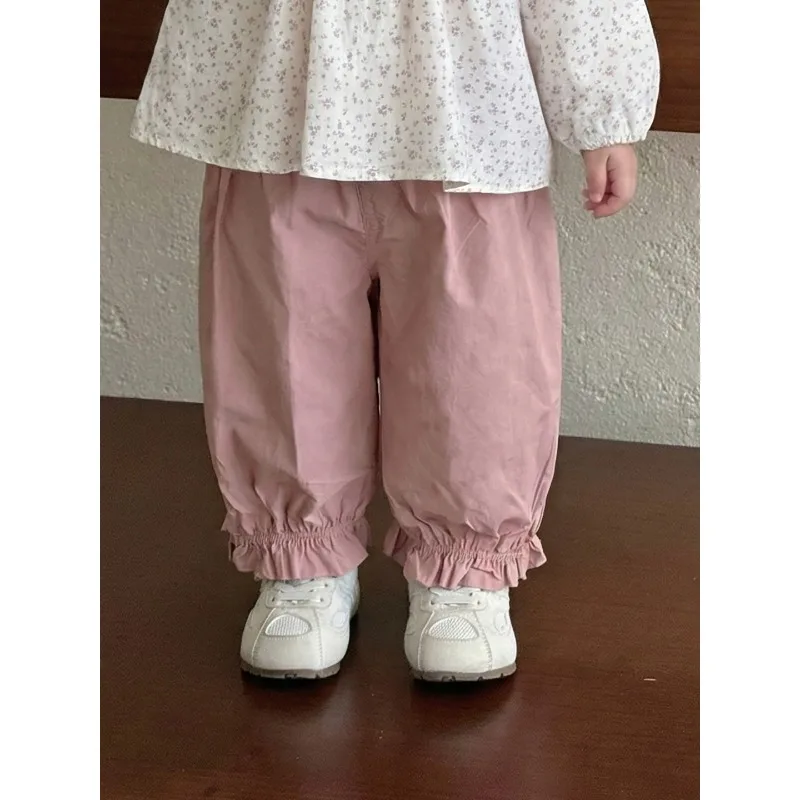 Girls' Spring Clothing 2026 New Baby Countryside Floral Clothes Baby Shirt Casual Pants Spring and Autumn