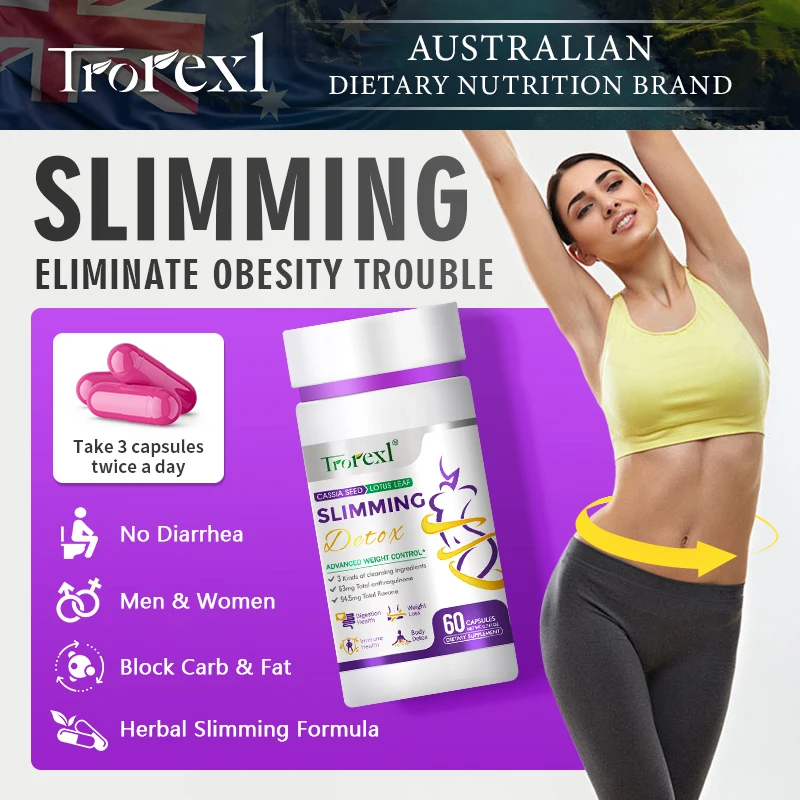 Extra Strength Cassia & Lotus Weight Loss Capsules – Natural Appetite Suppressant + Fat Blocker | Vegan | 60 Capsules