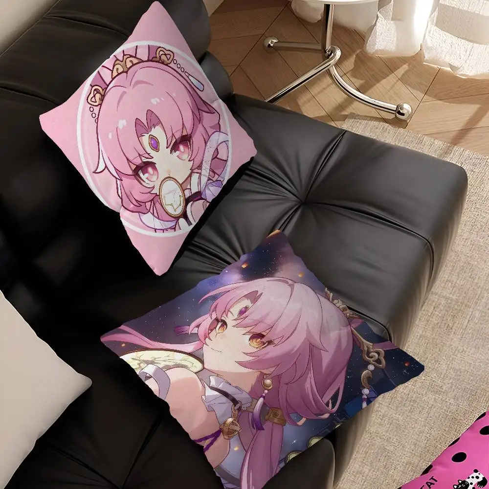 Honkai Star Rail Fu Xuan Lucky Dragon pillow cover sofa cushion cover home room decoration children gift